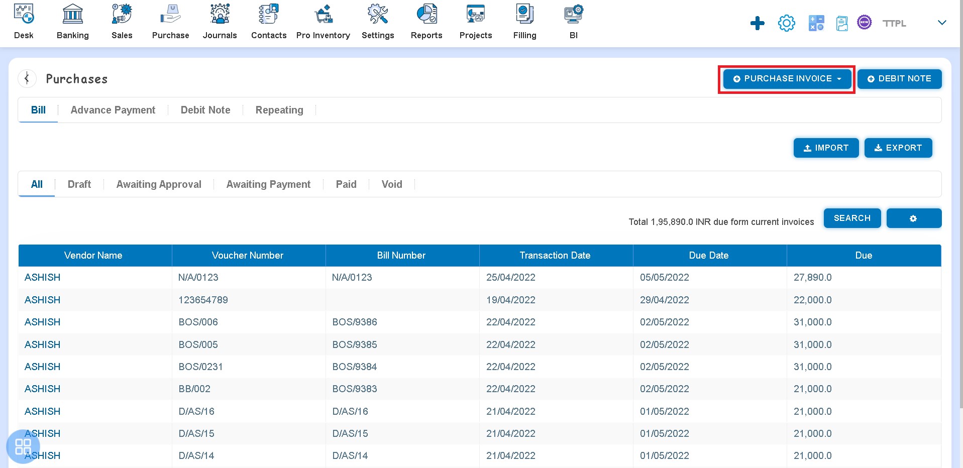 purchase-how-to-create-bill-click-on-purchase-invoice