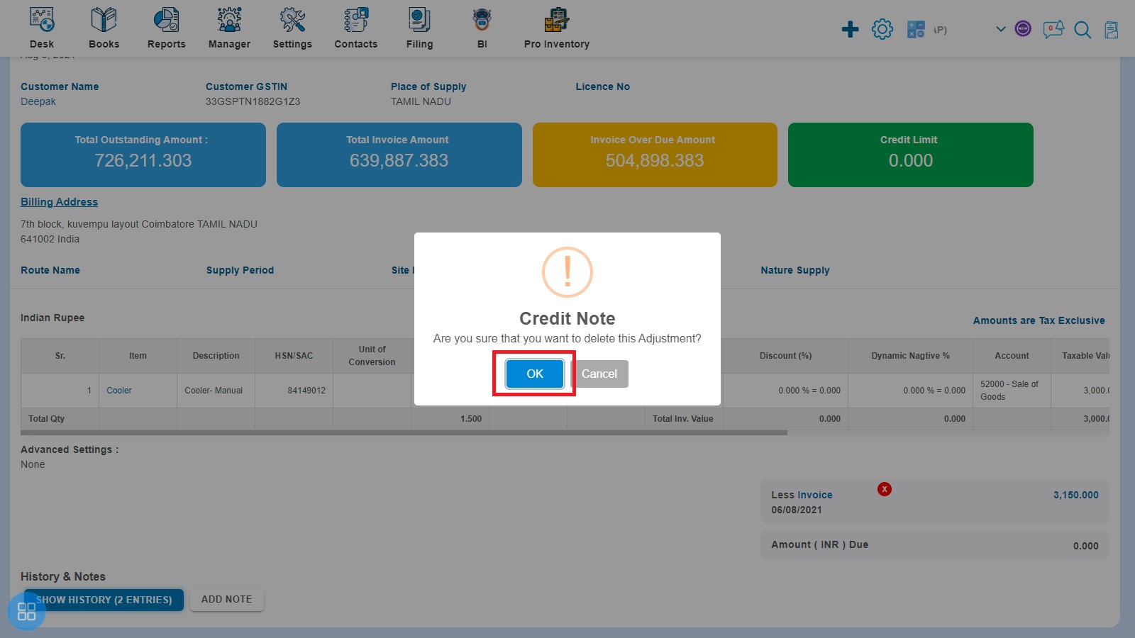 sale-how-to-add-credit-note-and-allocate-a-confirmation-message-will-appear-delete-second-way