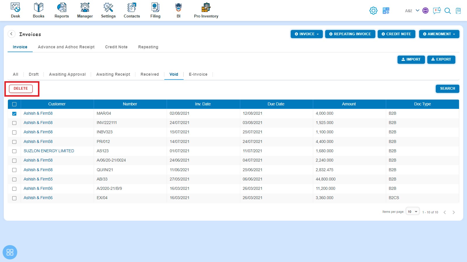 sale-how-to-create-export-invoice-navigate-to-void-listing