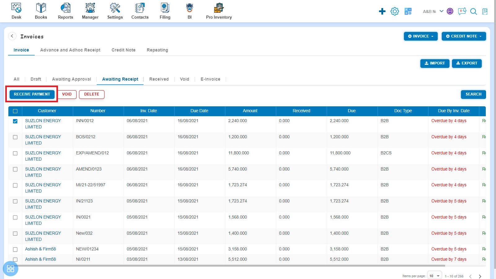 sale-how-to-receive-payment-or-adhoc-receipt-click-on-receive-payment-second-way