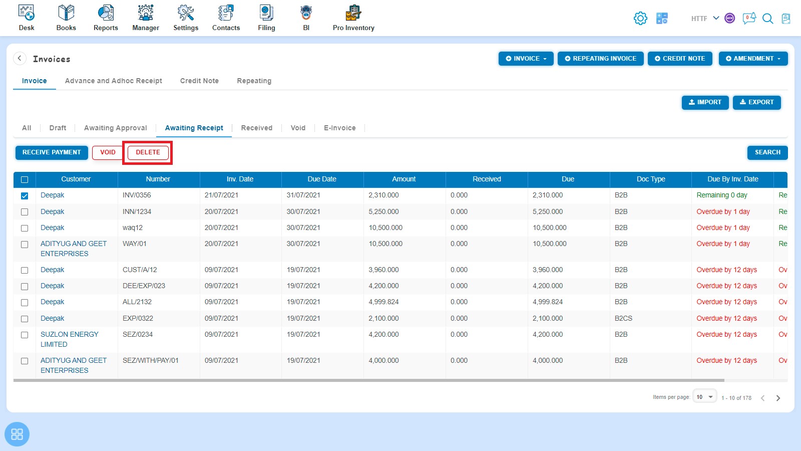 sale-how-to-void-and-delete-export-invoice-click-on-delete-second-way