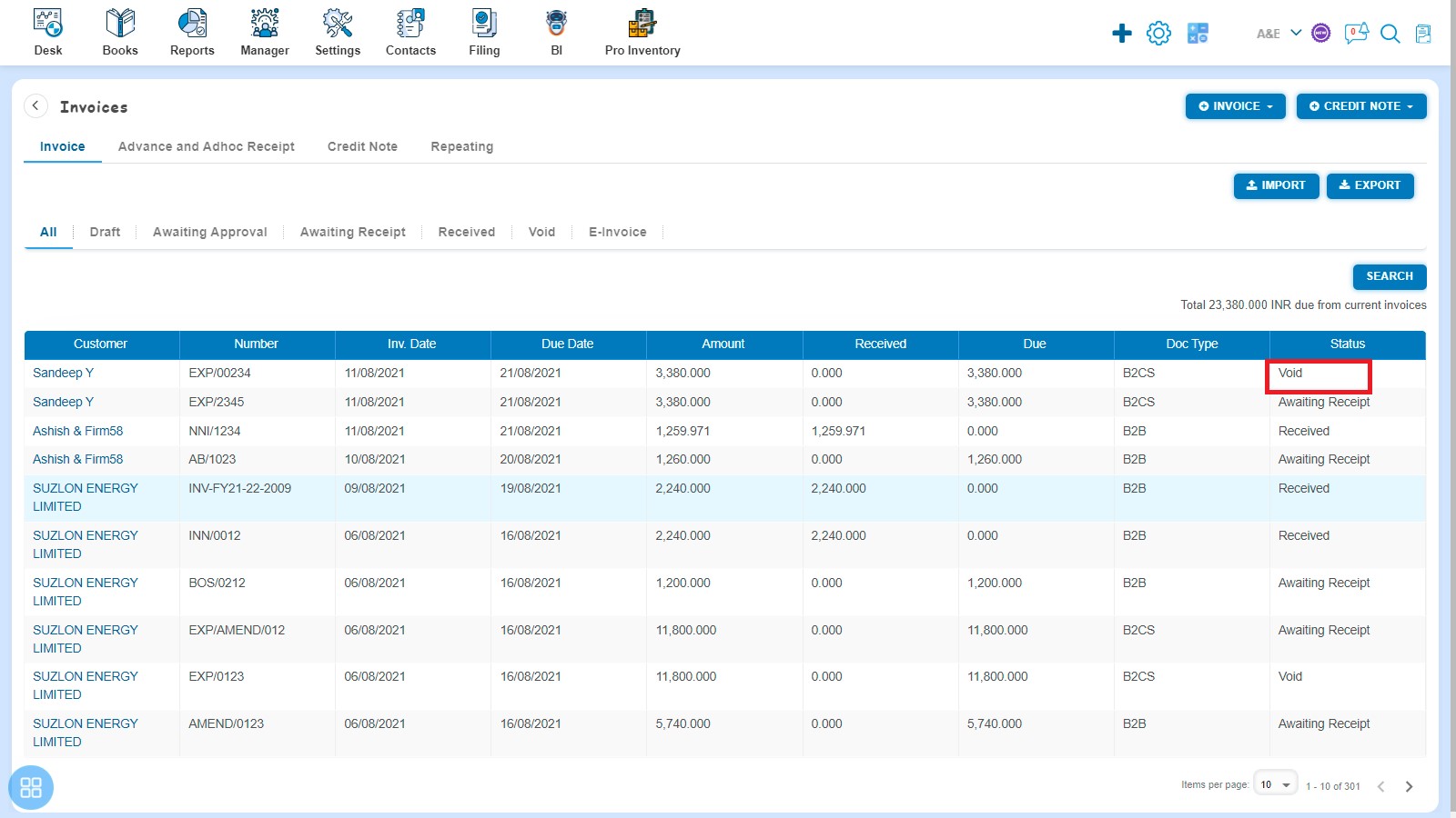 sale-how-to-void-and-delete-export-invoice-the-status-of-such-invoice-become-void