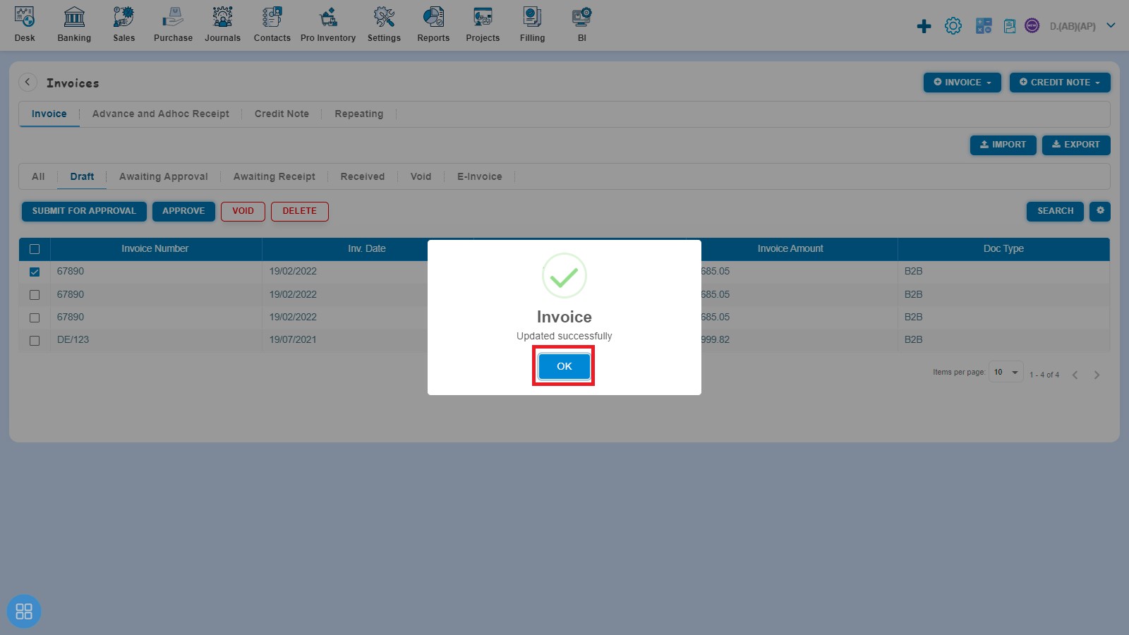 sale-how-to-void-delete-invoice-click-ok-on-invoice-updated-successfully-second-way