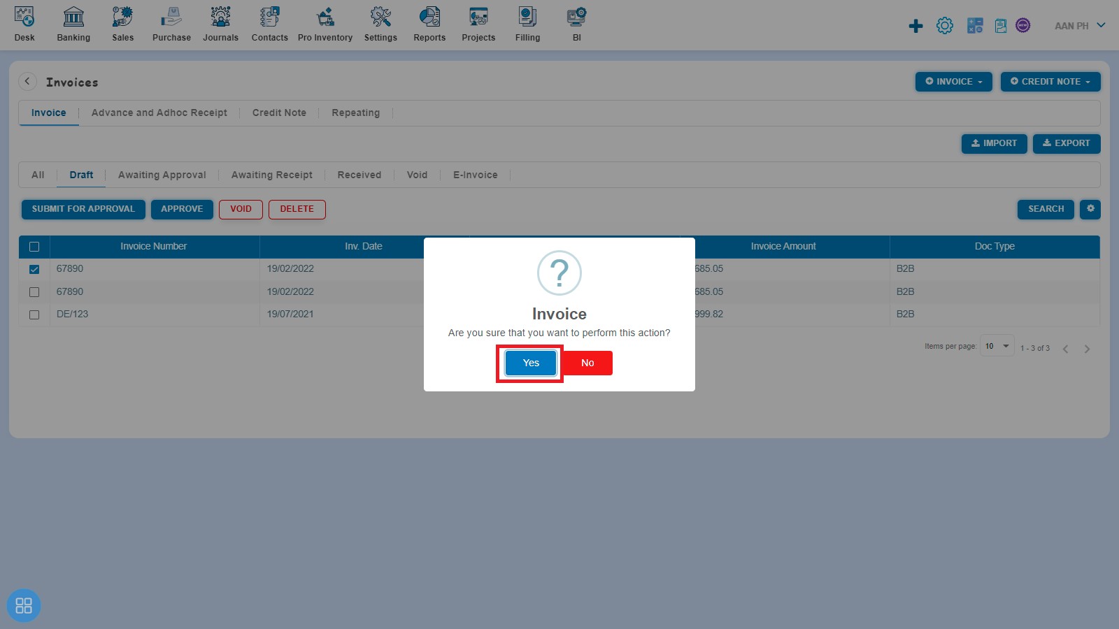 sale-how-to-void-delete-invoice-click-yes-on-delete-the-selected-invoice