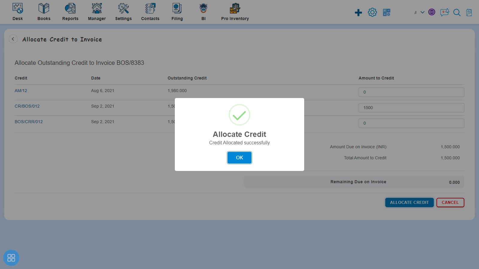sales-how-to-add-credit-note-with-bill-bos-a-message-appear-credit-allocated-successfully