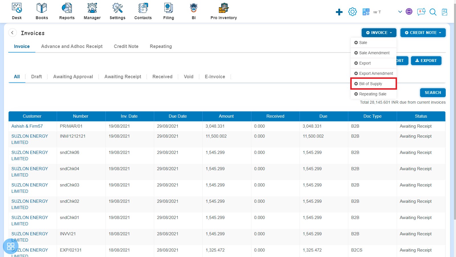 sales-how-to-create-bill-of-supply-click-on-bill-of-supply