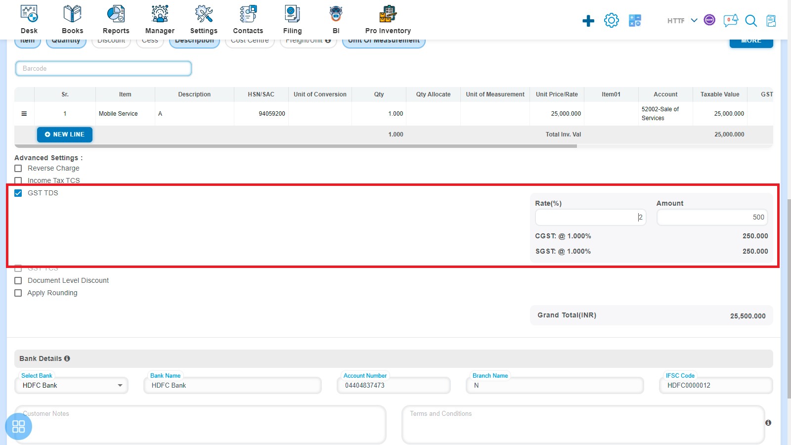 sales-how-to-make-amendment-of-export-invoice-manage-advance-setting-three