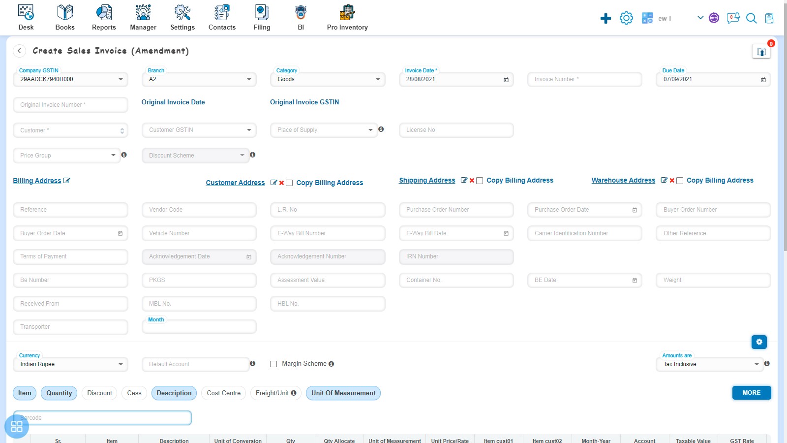 sales-how-to-make-amendment-of-invoice-after-clicking-on-sale-amendment