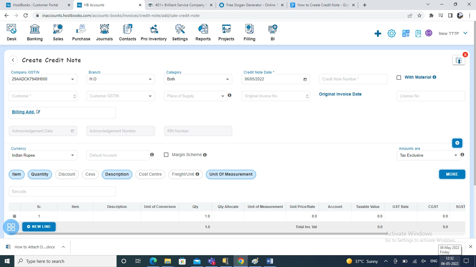 sale-how-to-create-credit-note-after-clicking-on-credit-note-a-new-credit-note-form