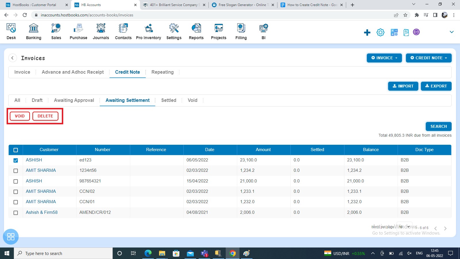 sale-how-to-create-credit-note-how-to-change-the-status-of-credit-note-from-listing-three