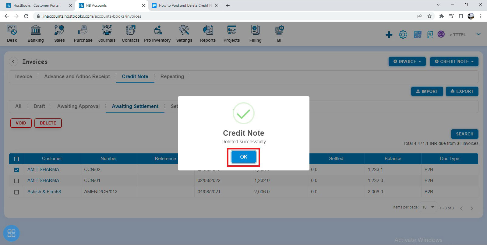 sale-how-to-void-delete-credit-note-click-click-ok-on-credit-note-deleted-successfully-second-way