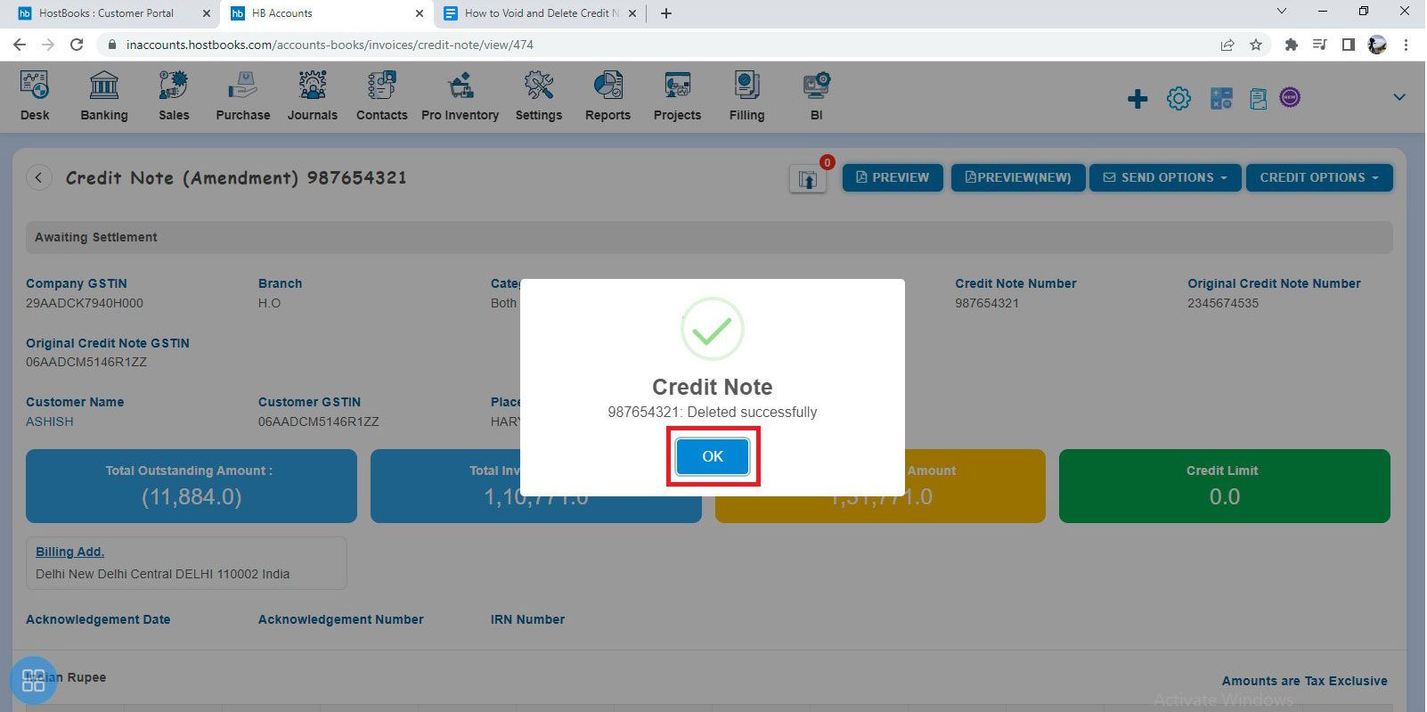 sale-how-to-void-delete-credit-note-click-click-ok-on-credit-note-deleted-successfully