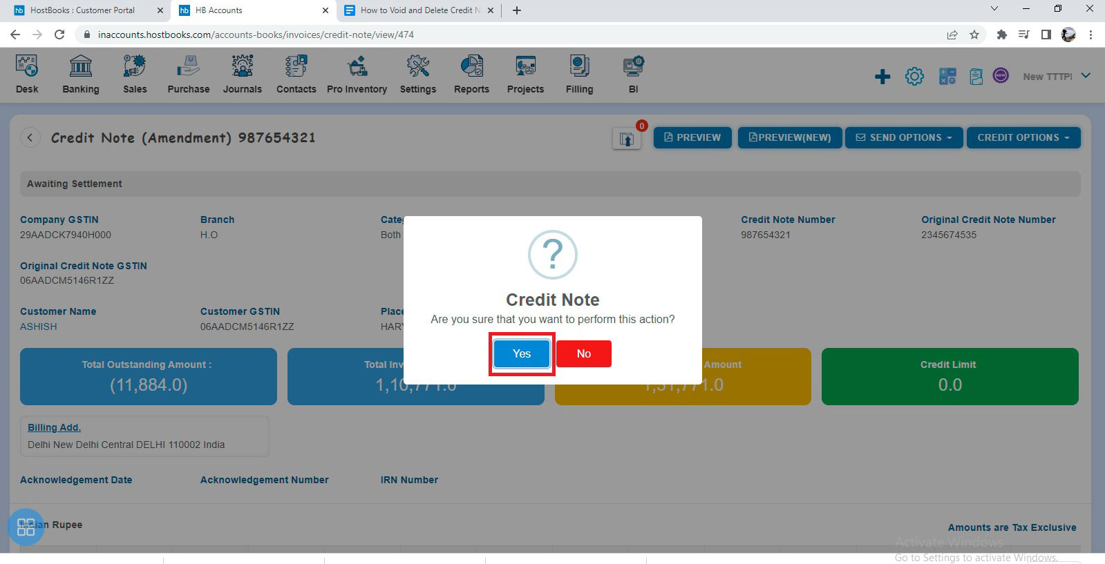 sale-how-to-void-delete-credit-note-click-yes-on-confirmation-message-delete