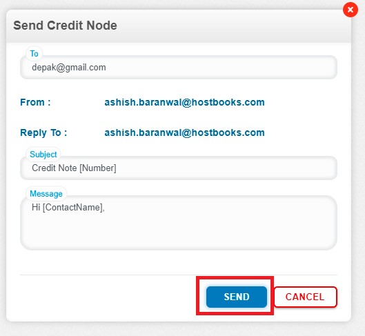 sales-how-to-send-credit-note-on-mail-or-sms-after-click-on-send-mail-following-screen-appear