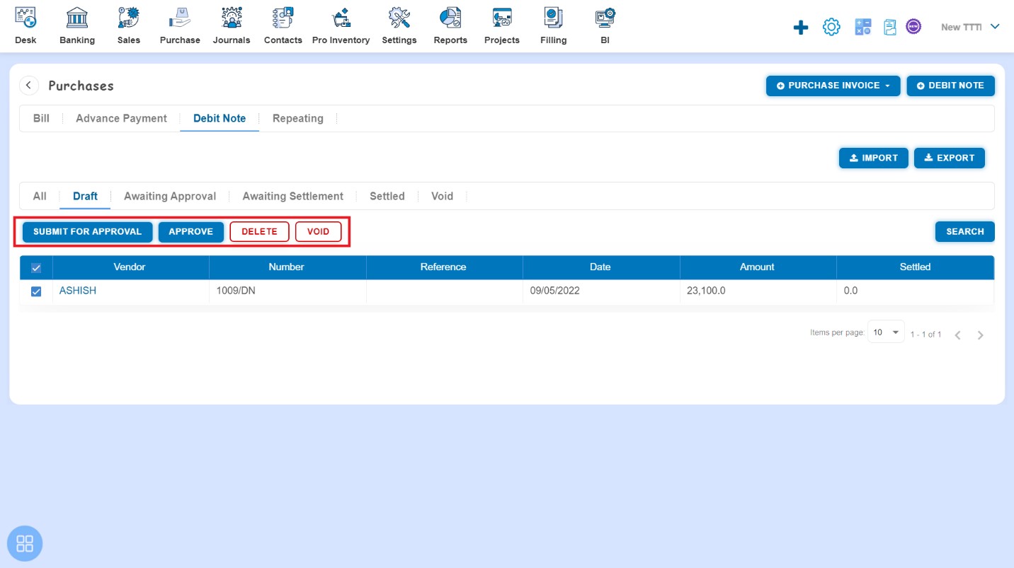 purchase-debit-note-how-to-change-the-status-of-debit-note-from-listing-one