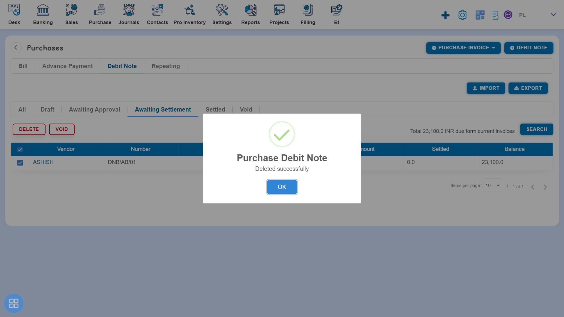 purchase-debit-note-how-to-void-debit-note-click-ok-on-purchase-debit-note-deleted-successfully-delete-second-way