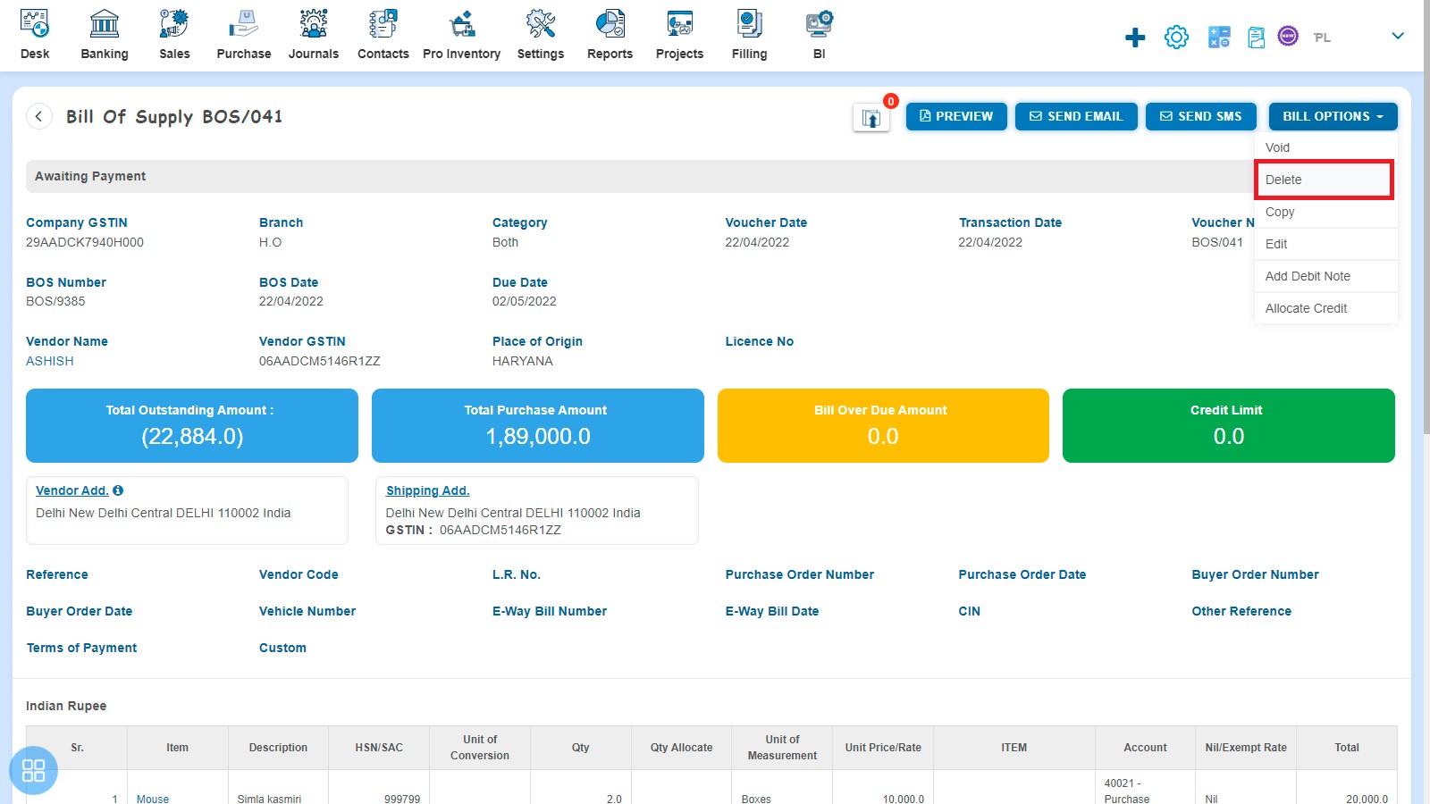purchase-bill-of-supply-how-to-void-delete-bill-of-supply-click-on-delete-delete