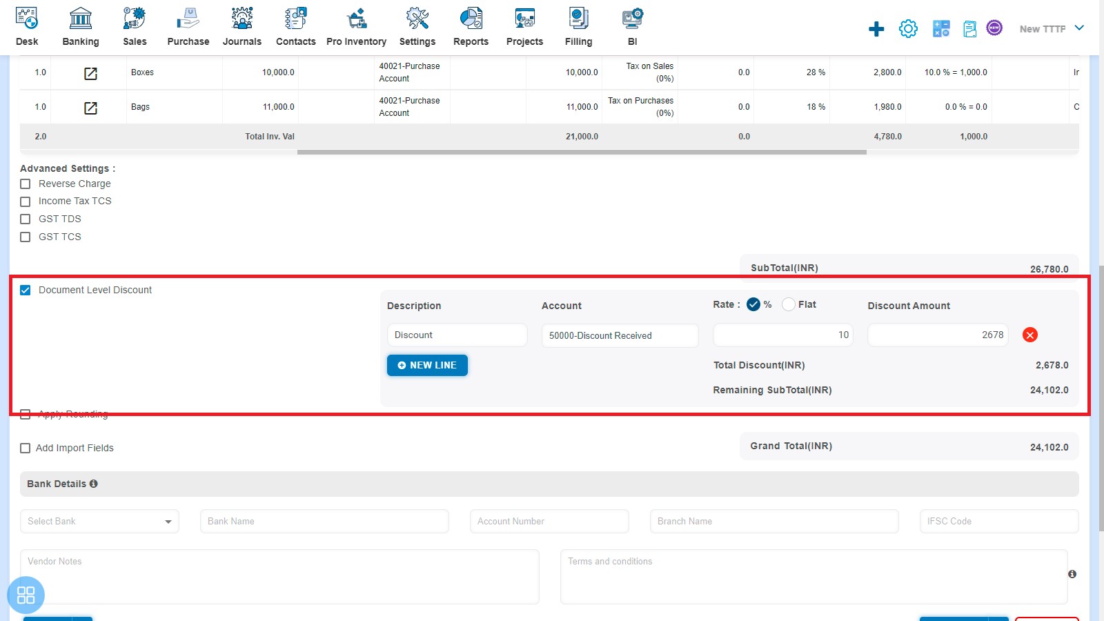 purchase-bos-how-to-create-bill-of-supply-document-level-discount-then-description