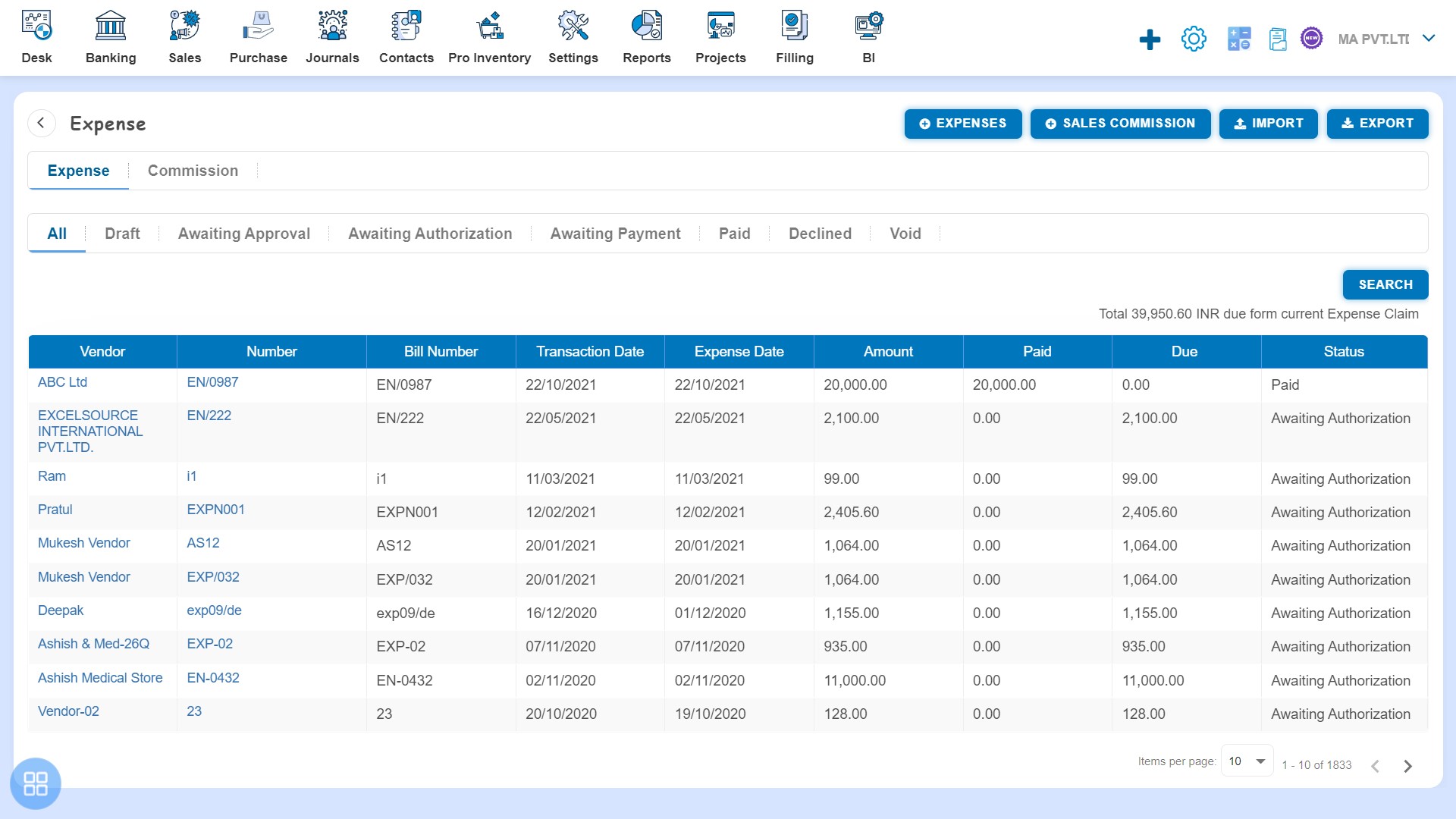 expense-how-to-create-expense-purchase-expense