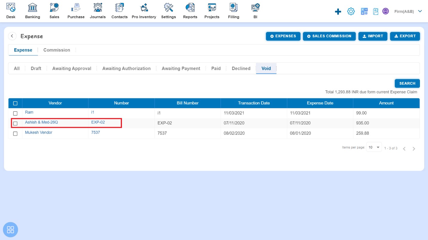 expense-how-to-void-expense-inorder-to-seethe-void-expens-click-on-void-tab