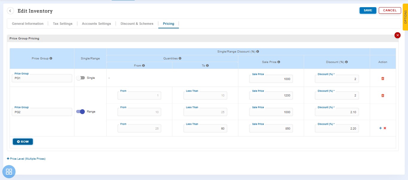 pro-inventory-manage-item-Pricing-discount-based-on-price-group