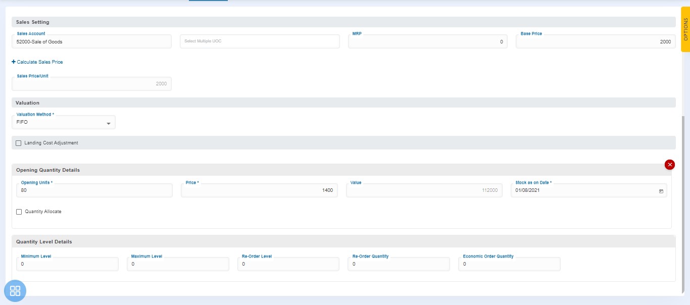 pro-inventory-manage-tds-setting-valuation-method-landing-cost-adjustment-two