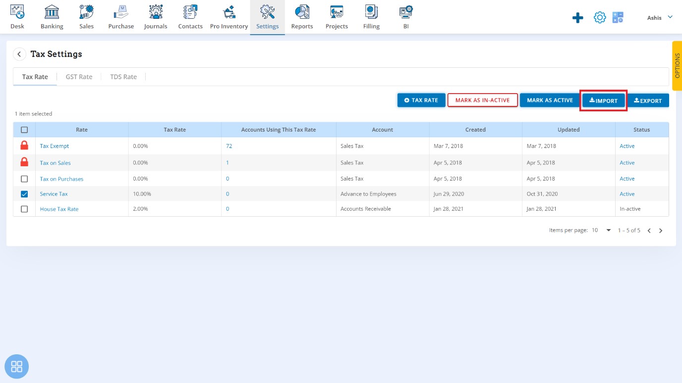 settings-tax-gst-and-tds-configuration-tax-list-of-tax-rate-can-also-be-imported-using-the-import-tab