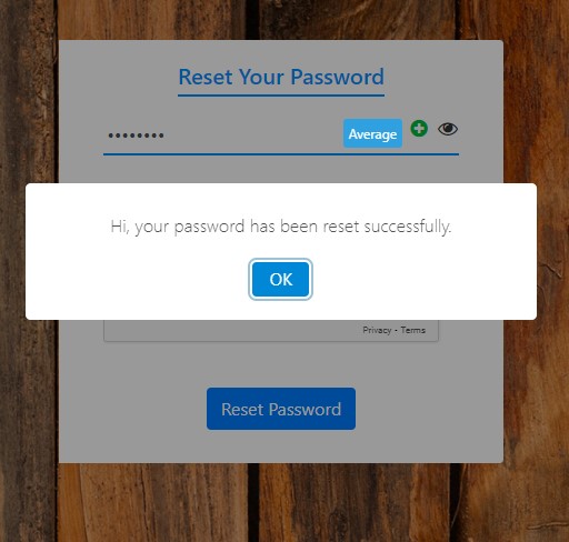 comon-howto-reset-password-reset-successfully