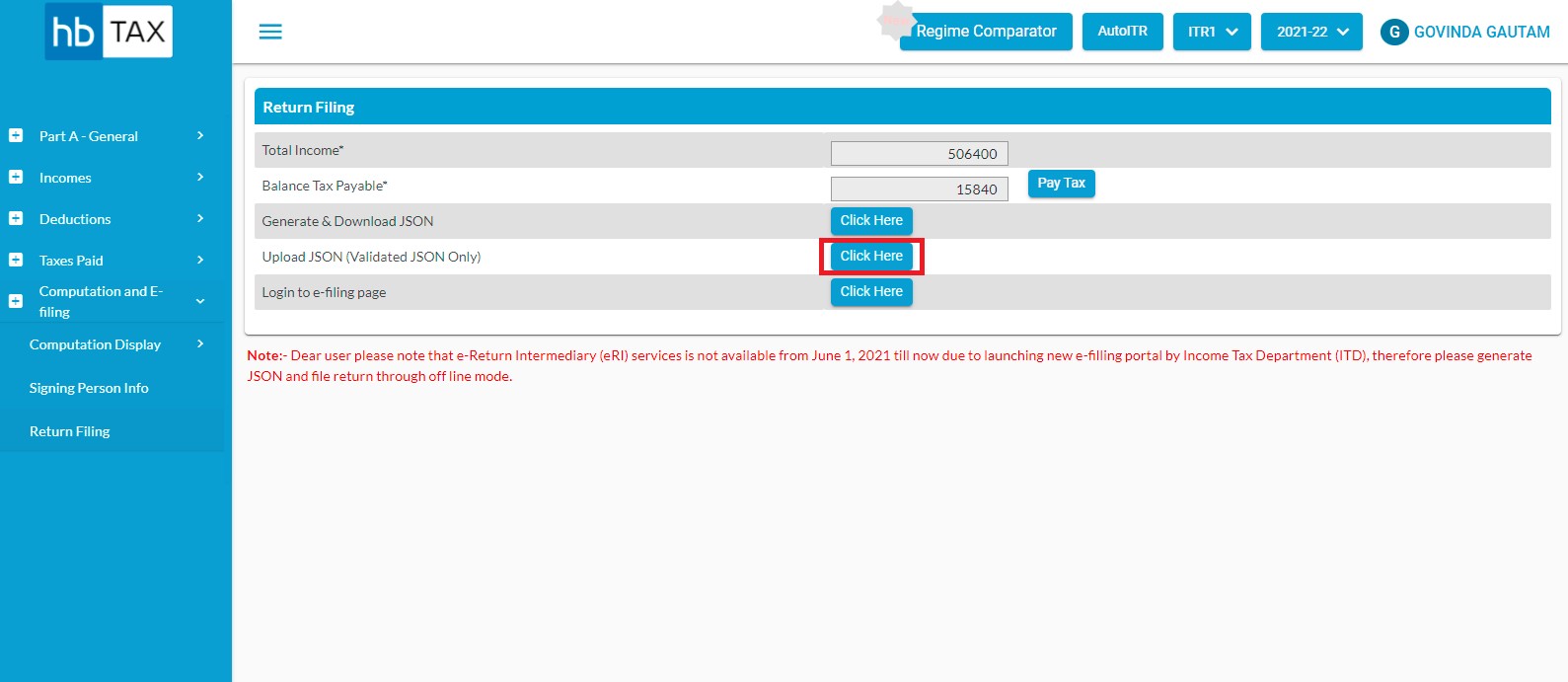 return-filing-inorder-toupload-json-user