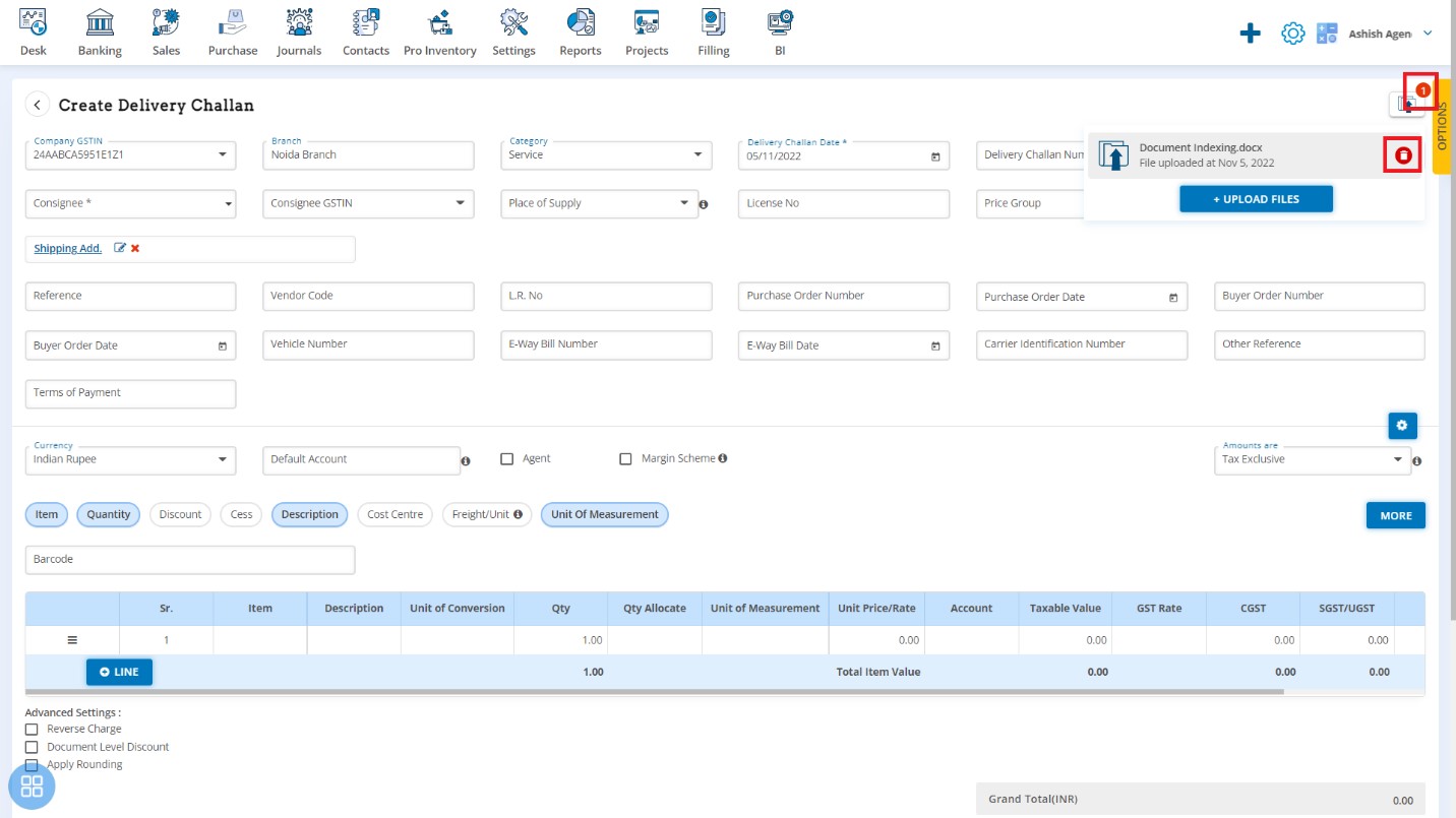 del-chln-how-to-attach-doc-with-del-chln-after-that-save-the-delivery-challan-as-approve