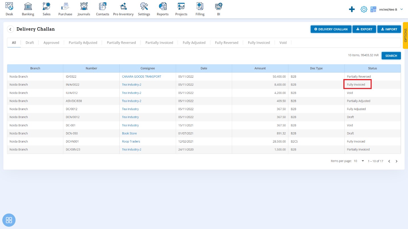 del-chln-how-to-fully-invoiced-partially-invd-challan-will-be-shows-as-fully-invoiced