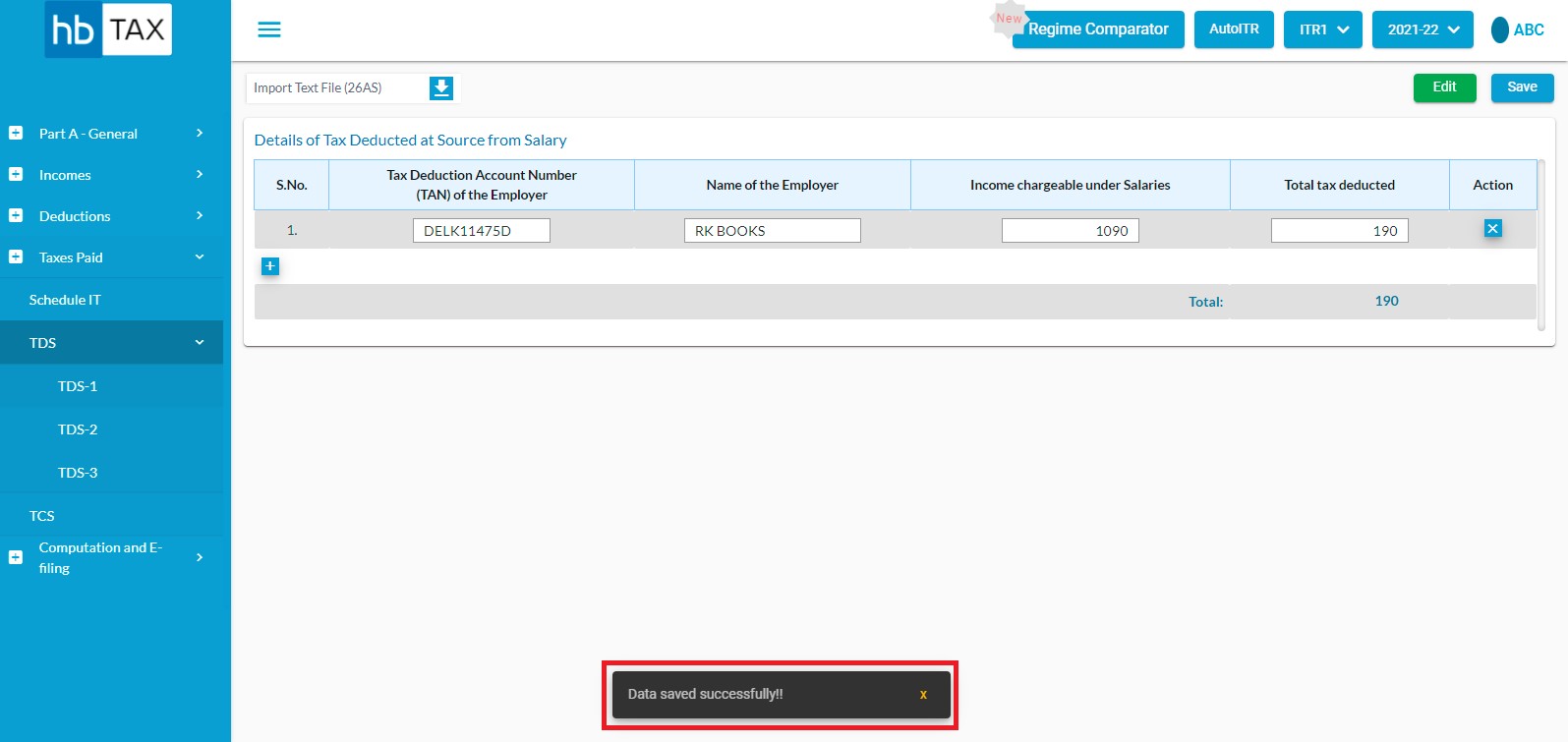 taxes-paid-schedule-tds-after-clicking-onsave-amessage-will