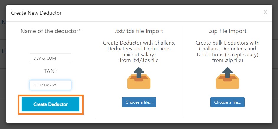 tds-create-a-new-deductor-create-deductor-manually